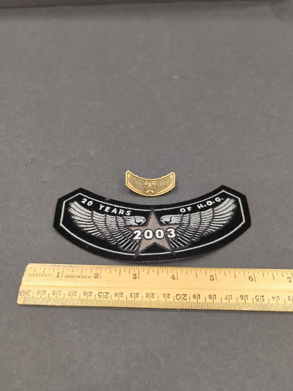 Harley Owners Group - HOG Patch 2003‎ - Iron or Sew On - Embroidered Stitching